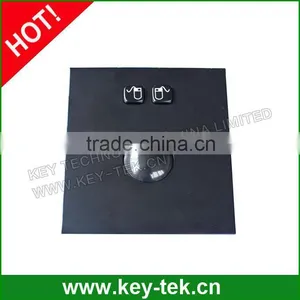 Electroplated Black IP65 Static Stainless Steel Trackball Mouse thumbnail-1