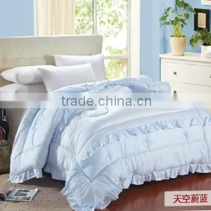 Microfiber Queen Duvet-Cover-Set Comforter Set With Lacec thumbnail-4