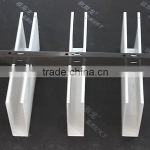 ISO Certificated U Aluminum Commercial Metal Frame Suspended Baffle Ceiling thumbnail-1