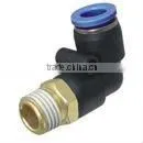 Metric One Touch Style TPL6-02 Pneumatic Quick Connect Fittings thumbnail-1