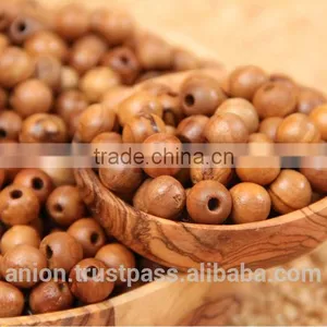 Olive Wood Round Beads 10 mm thumbnail-4
