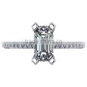 Solitaire With Accent Engagement Ring Mount103 thumbnail-1