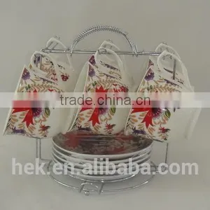 Bone China Coffee Tea Cup and Saucer Stands thumbnail-1