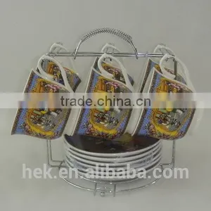 Bone China Coffee Tea Cup and Saucer Stands thumbnail-3