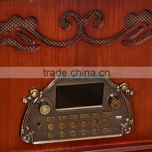 New Professional CD Player With Radio, Nostalgic Phonograph Vintage Gramophone thumbnail-4