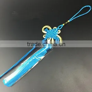Tassel Detail Chinese Knot Handcraft Purple Hanging Decoration thumbnail-4