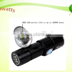 Hot Sales EDC Mini USB Rechargeable LED Flashlight Torch With Built-in Battery thumbnail-5