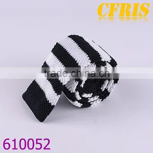 Cotton Knitted Neckties,Hand Knitted Ties,Strip Neckties thumbnail-1