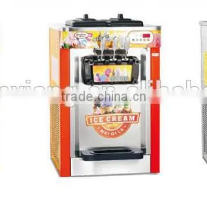 Hot Sell Soft Ice Cream Machine/ 3 Flavor Table Top Commercial Soft Ice Cream Machine for Sale thumbnail-4