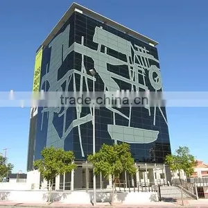 Project Architectural Glass Decorative Murano Glass Wall Art For Building thumbnail-1
