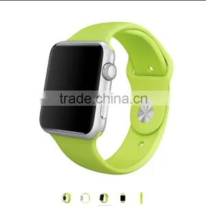 Silicone Watch Band Fitness Bracelet Strap For Apple Watch /Watch Sport Edition 38mm 42mm thumbnail-3