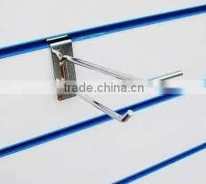 Retail Double Prong Supermarket Slatwall Hook Steel thumbnail-1