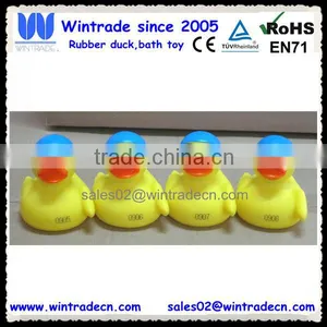 Swimming Cap Rubber Duck Race Weighted Pvc Duck thumbnail-2