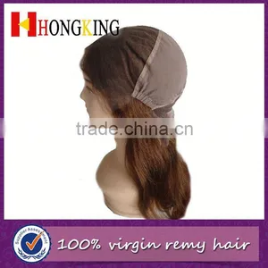 Virgin Hair Lace Front Wig With Combs thumbnail-2