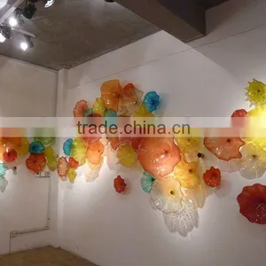 Wall Art Xo-2012813 and Decoration Blown Glass Plate and Home Glass Wall Decor thumbnail-1