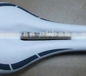 Hot Sale High Quality Wholesale Price MTB Saddles White Comfortable Leather Bicycle Saddles Bicycle Parts thumbnail-1