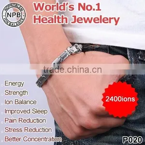 Noprobelm P020 FDA Tourmaline Germanium Charm Power Scalar Energy Smart Beautiful Luxury Bracelet thumbnail-1