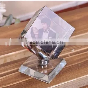 Nice Crystal Cube Color Printing Photo Frame for Decoration thumbnail-1