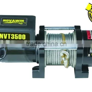 Mini 12v Electric Portable Winch 3500lbs NVT3500 thumbnail-1