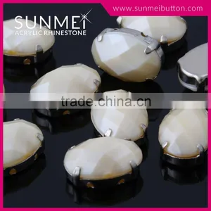 High Quality Oval Crystal Stones for Clothing Decoration thumbnail-1