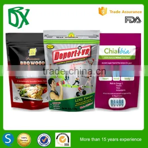 OEM Guangzhou Manufacture Color Printed Plastic Zipper Pvc Bag Food thumbnail-2