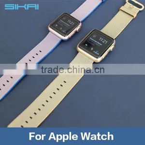 In Stock Original Quality 1:1 Woven Nylon Watchband for Apple Watch Nylon Watchband Nylon Band for Apple Watch Nylon Bracelet thumbnail-1