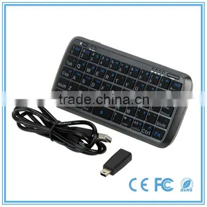Wholesale 2 in 1 Combo Portable Mini Wireless Bluetooth 3.0 Qwerty Gaming Tablet Keyboard With Rechargeable 5000 MAh Power Bank thumbnail-5