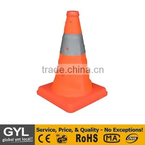High Quality Reflective Orange PVC Traffic Cone thumbnail-1