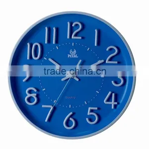 Pearl Round Quiet Sweep Wall Clock PW253 With 3D Luminous Numbers thumbnail-5