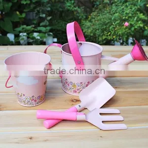 Small Galvanized Metal Watering Can for Kids thumbnail-5