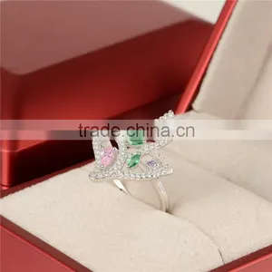 Wholesale Metal Ring With Color Stones thumbnail-6