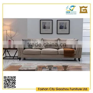 Fashionable Nordic Style Wooden Legs Fabric Sofa Set 1seater/2setaer/3seater thumbnail-2