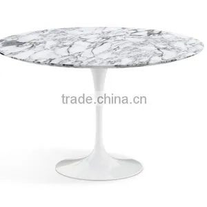 Panel / Marble / Fibergalss Eero Saarinen Oval Tulip Table and Tulip Chair Set Replica thumbnail-2