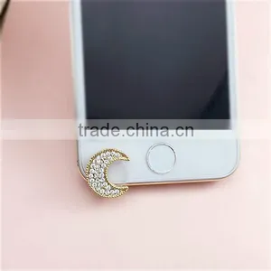 Custom Hot Sell New Products 3d Moon Anti Dust Plug for Mobile Phone Decoration thumbnail-4