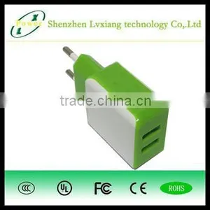 Usa Dual Usb Wall Charger, Usb Wall Charger, Wall Charger thumbnail-1