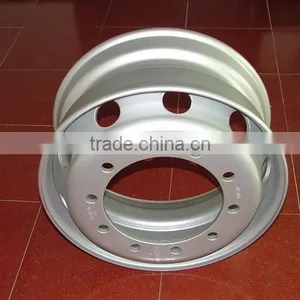 6.00x19.5 Tubeless Truck Steel Wheel for Medium Truck thumbnail-1