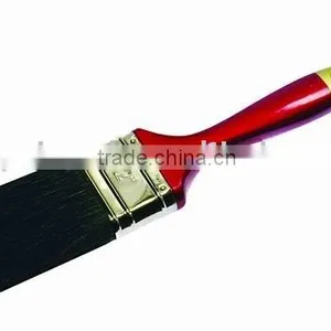 Black Bristle Plastic Handle With Painting Tail Paint Brush thumbnail-1