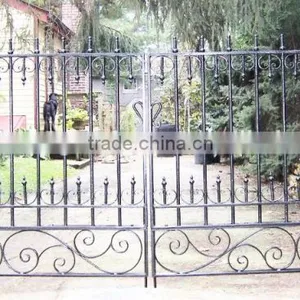 2016 New Style Small Iron Gate, Wrought Iron Villa Gate Designs, Iron Gate Door on .com thumbnail-3