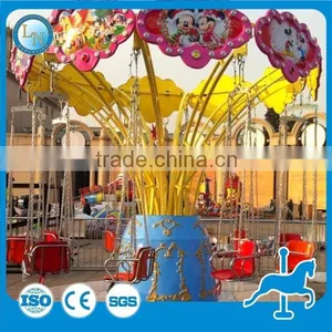 Super Welcomed on ! Outdoor Amusement Park Swing Games 12 Seats Flying Swing Chair Rides With ISO & CE Certificate thumbnail-4