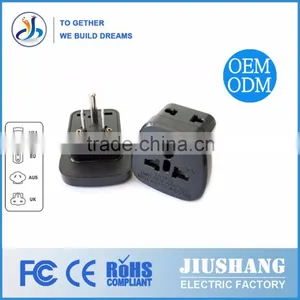 EU UK AU to USA AC Travel Power Plug Adapter thumbnail-1