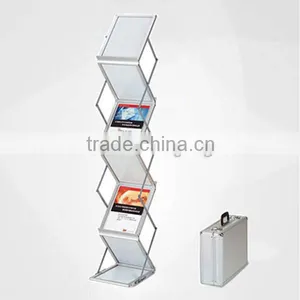 Acrylic Panel A3 A4 ZigZag Literature Rack Flyers Holder thumbnail-1