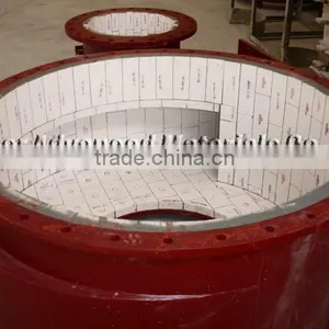 Hot Sale Alumina Ceramic Lined Cyclone/Inlet Head For Mining thumbnail-1