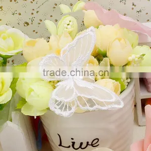 the Newest Design High Quality Butterfly Embroidery Lace Patch thumbnail-1