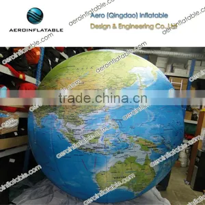 Hanging Inflatable Balloon(Golble Series)/ Giant Round Helium Inflatable Balloon / Inflatable Earth thumbnail-1