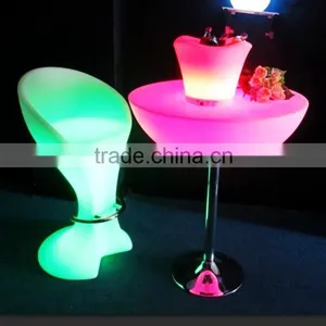 2016 Top Sale Decorative Party Led Color Changing Table/Garden Furniture Set Outdoor Console Table/Disco Table thumbnail-6
