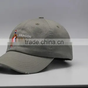 Custom Vintage Distressed Cap Hats thumbnail-3