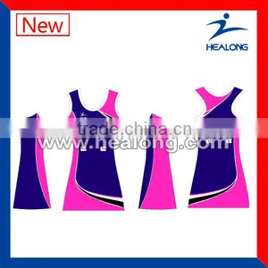 Hot Sale Sexy Girls 100% Polyester Netball Dresses thumbnail-1