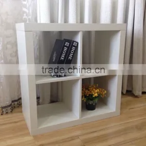 Direct Sale 4 Cube Wood Bookcase - PCG-001 thumbnail-1