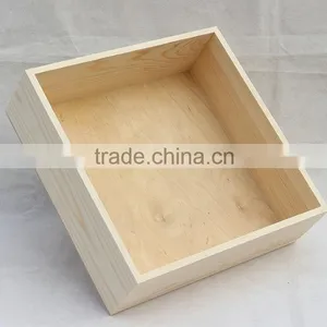 Handmade Square Wooden Storage Tray thumbnail-2