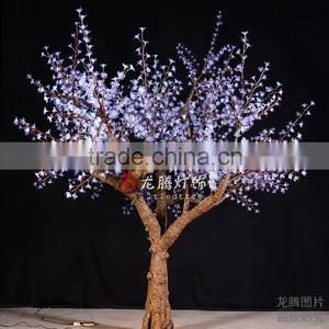 Nature Trunk White Cherry Blossom Led Tree thumbnail-2